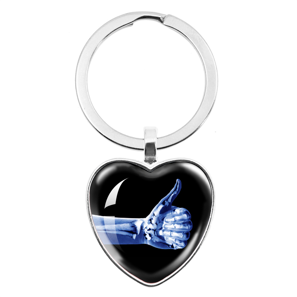 Xbody Health & Wellness Functional Integrative Medicine Office & Medical Spa Photos - X-ray Film Peach Heart Keychain Human