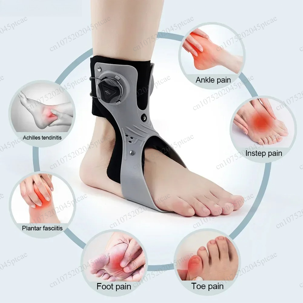 Ankle Brace Support - Wearing Adjustable Tightness Improve Foot Drop
