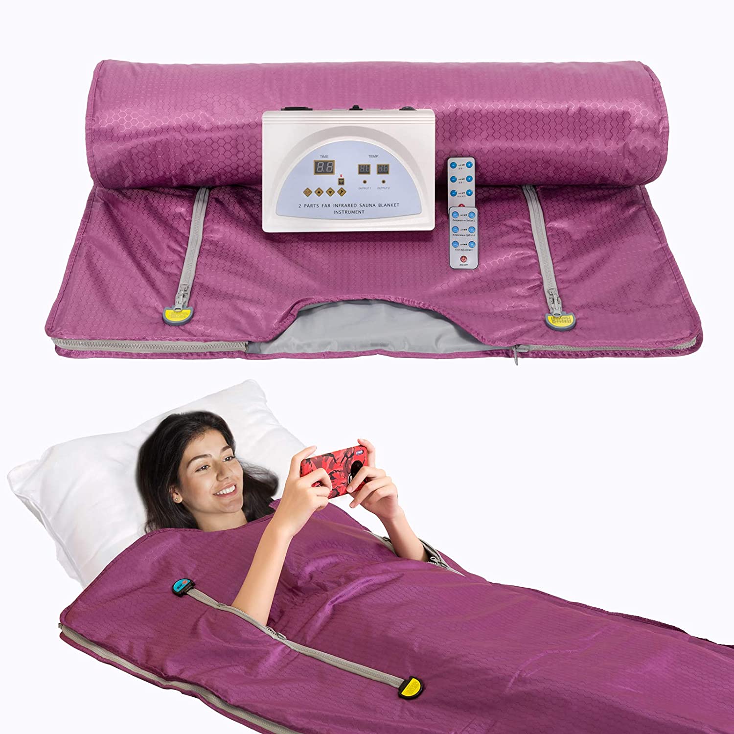 Sauna Blanket With Sleeves, Di - Sauna Blanket Infrared ulasan dan harga