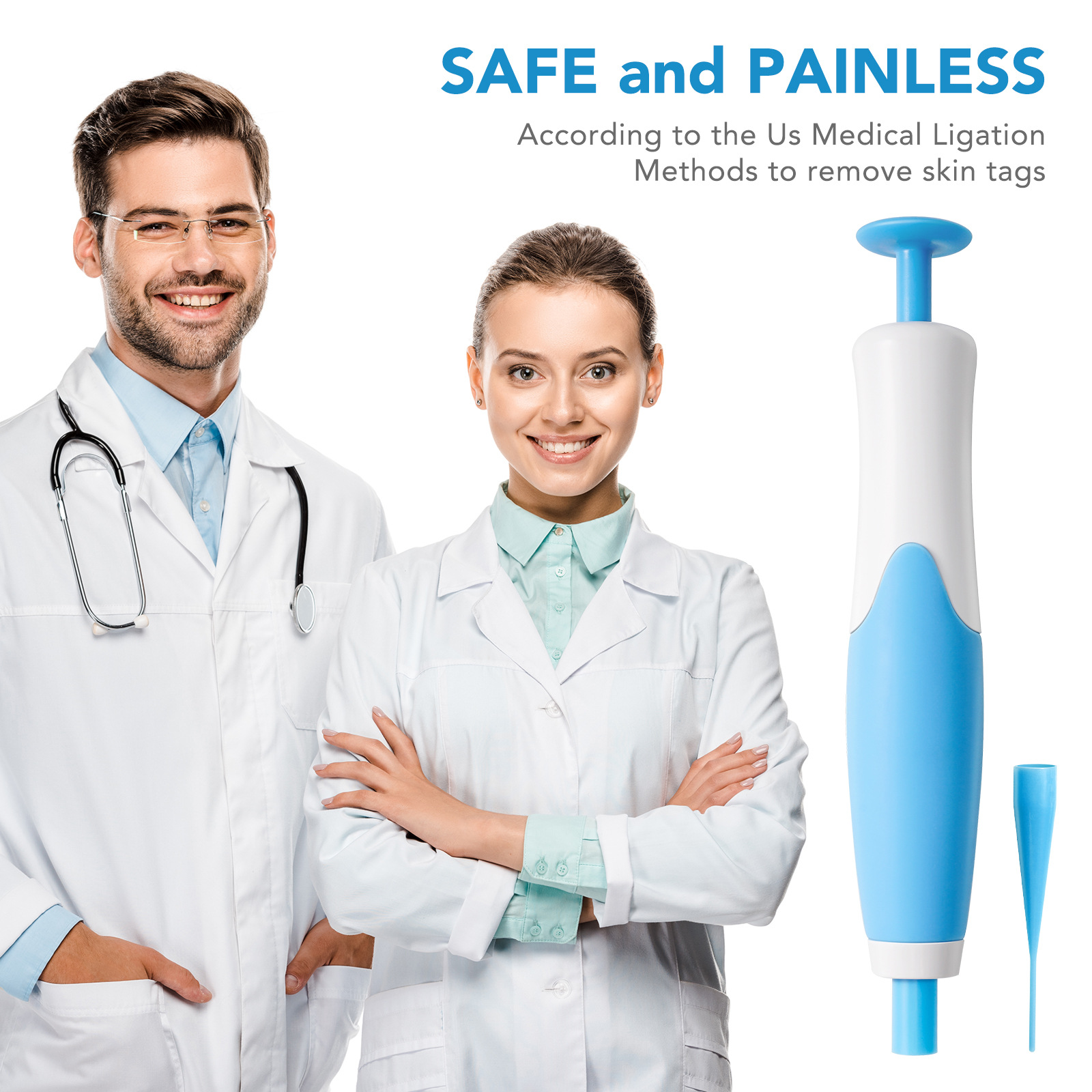 2-IN-1 Auto Skin Tag Removal T - Acne Light Therapy Pen ulasan dan harga